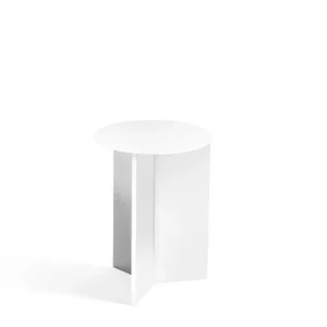 HAY Slit Table - Round - High - White