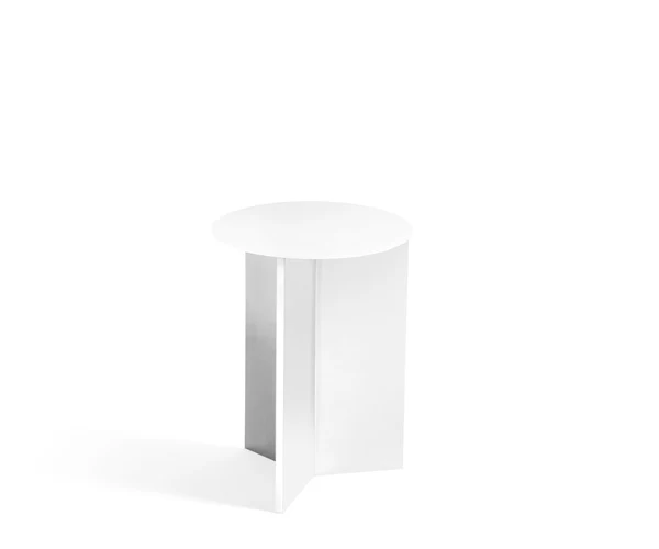 HAY Slit Table - Round - High - White