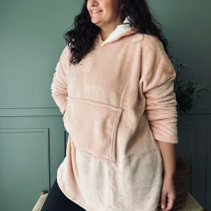Hoodie Cozy fabric Rose - Oversize | Weather Resistant