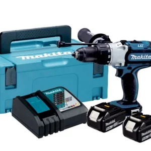 Makita 18 V Li-Ion 5,0 Ah slagboremaskine og skruemaskine