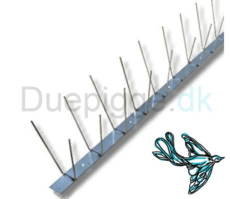 1 meter duepigge i rust-proof kvalitet (2P)