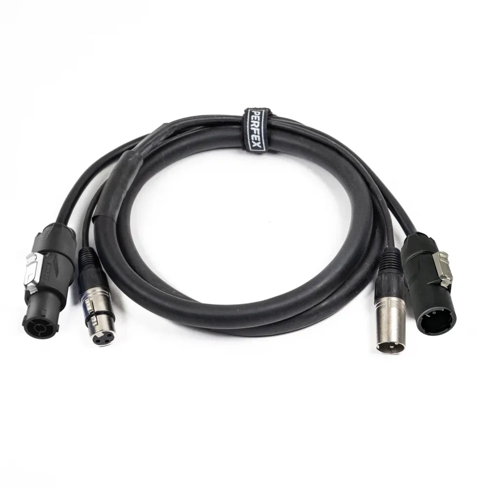 Perfex True1 & XLR Kombikabel (DMX, 1,5m)