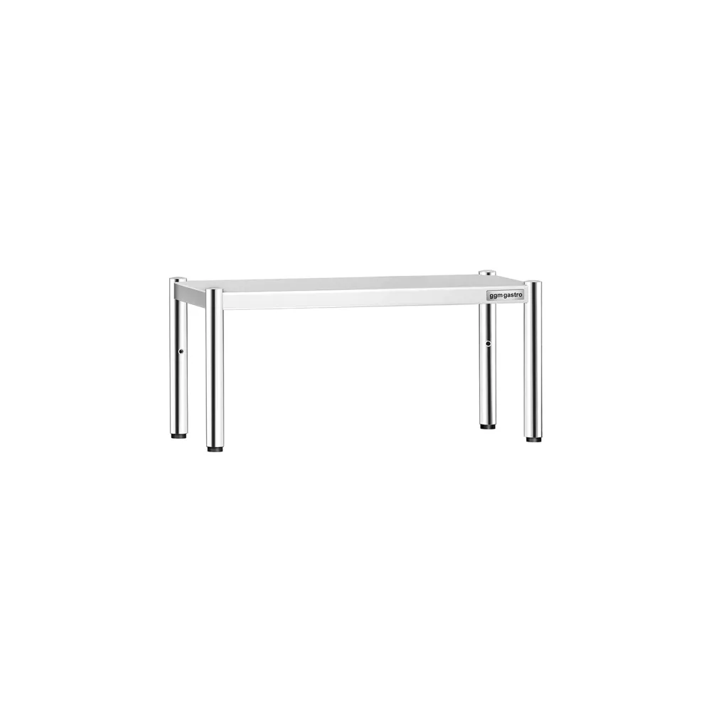 Påsætningshylde HIGH-END - 0,8m - med 1 etage 0,4m høj