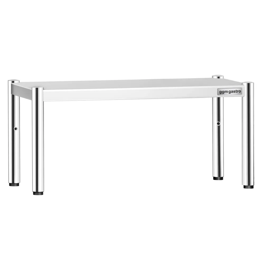 Påsætningshylde HIGH-END - 0,8m - med 1 etage 0,4m høj