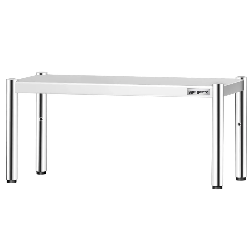 Påsætningshylde HIGH-END - 0,8m - med 1 etage 0,4m høj