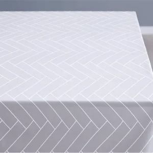 Södahl Damask Dug Tiles 160x160 - Optisk Kridt