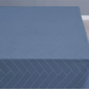 Södahl Damask Dug Tiles 160x160 - Sky Indigo
