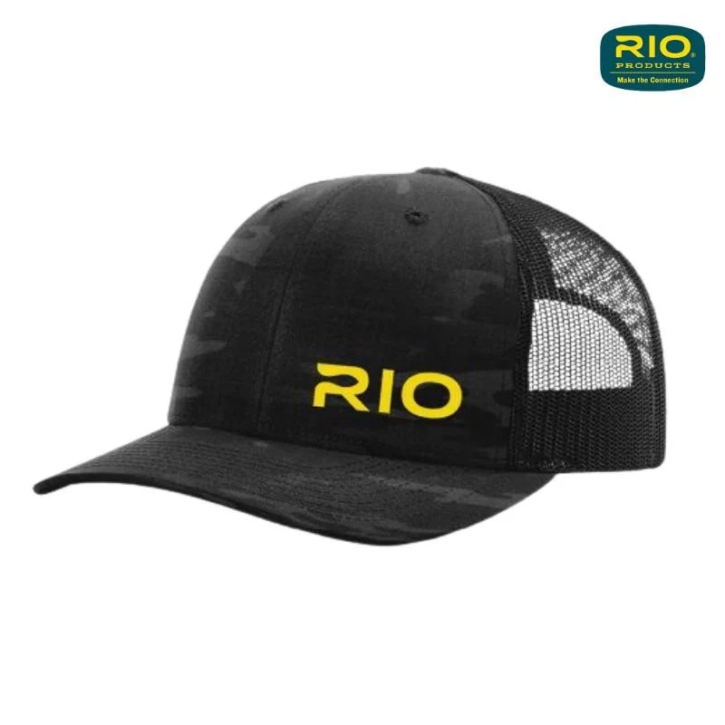 Rio Logo Netstof Back Black Camo One Size