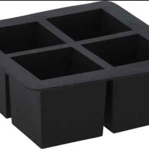 Stainless Steel Top-quality Houseware - Isterningebakke - 4 Rum