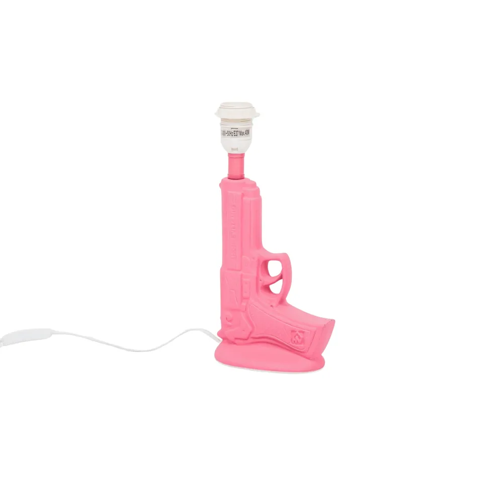 Housevitamin Gun Bordlampe - Keramik - Neon Fuchsia