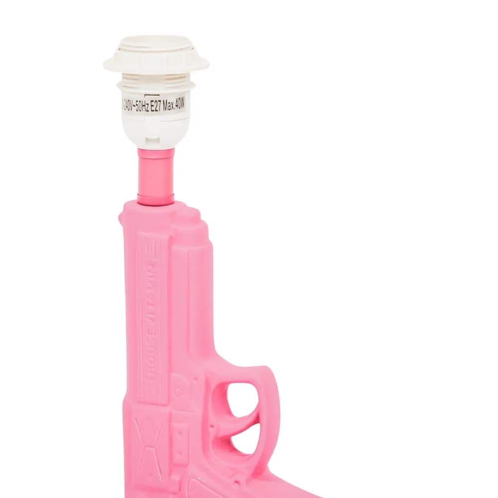 Housevitamin Gun Bordlampe - Keramik - Neon Fuchsia