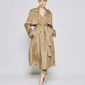 Access Double-breasted trench coat 38
