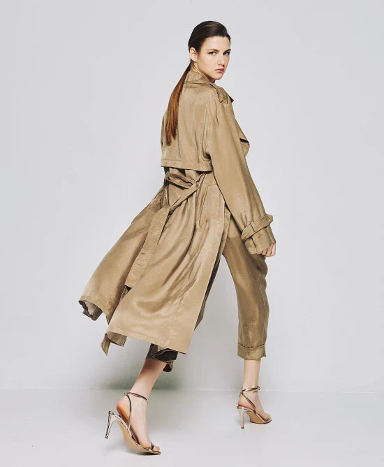 Access Double-breasted trench coat 38