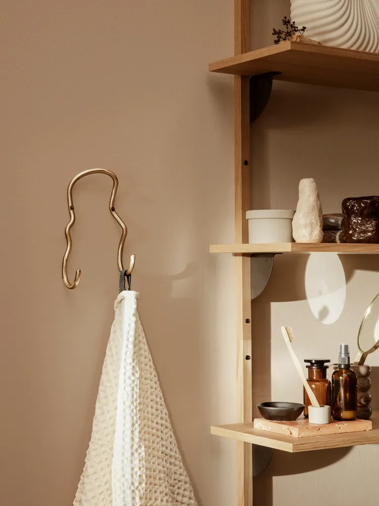 Curvature Double Hook - Warm alloy
