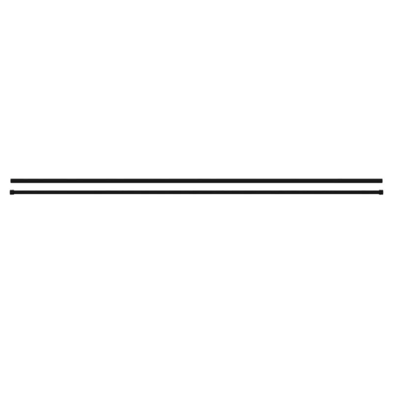 Dobbel gardinstang GoodHome Araxosi 19 mm 160 cm kugle mat-sort