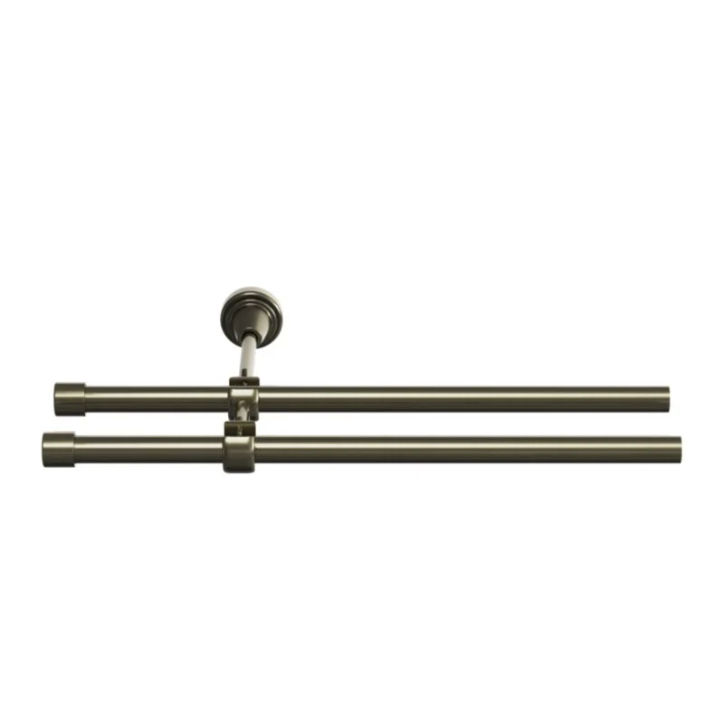Dual gardinstang Goodhome Antiki II 16 mm 160 cm kugle guld
