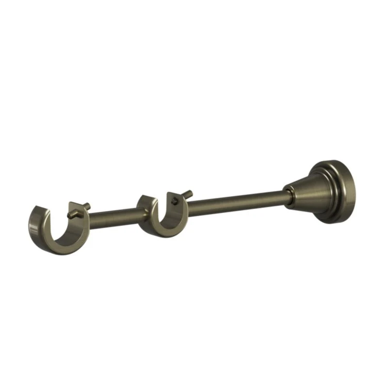Dual gardinstang Goodhome Antiki II 16 mm 160 cm kugle guld