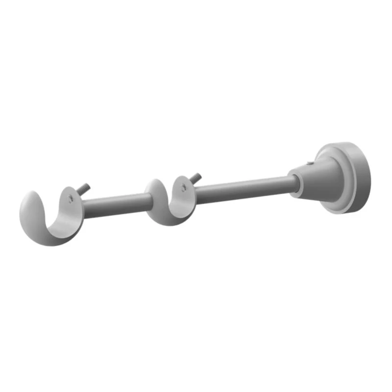 Paired gardinstang GoodHome Anafi 19 mm 160 cm hvid kugle