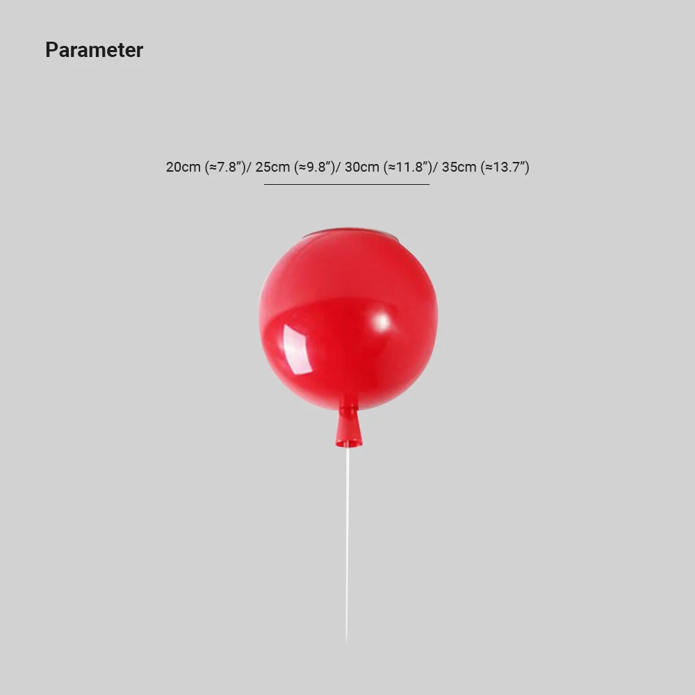 Balloon Ceiling Light | Modern LED Multi-Color Design Diameter