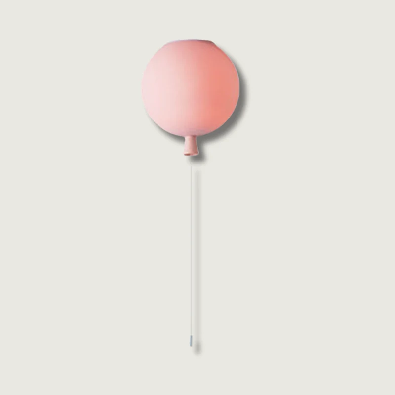 Balloon Ceiling Light | Pink LED Chandelier White