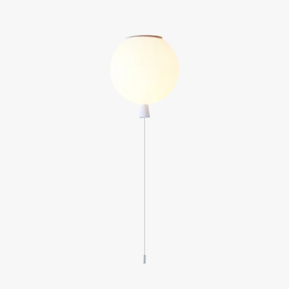Balloon Ceiling Light | Pink LED Chandelier White