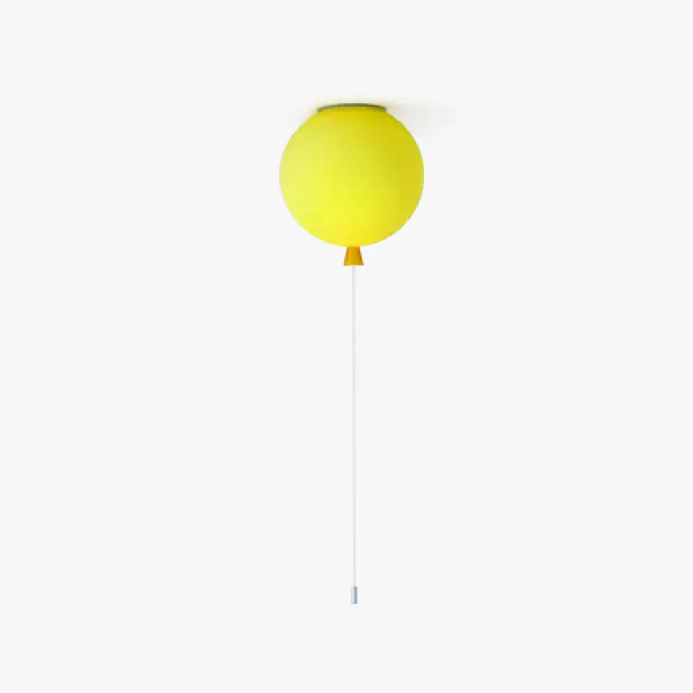 Balloon Ceiling Light | Pink LED Chandelier White