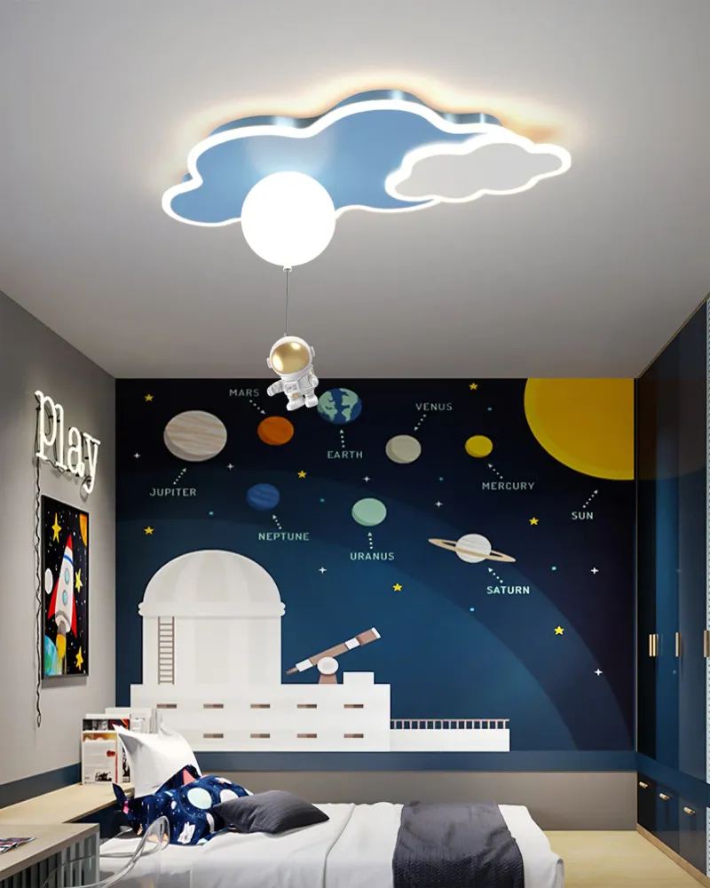 Cloud Ceiling Light | Astronaut Balloon Design Length
