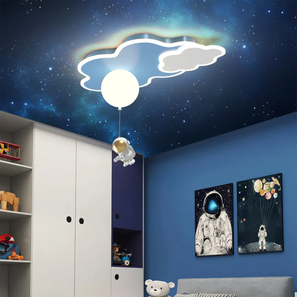 Cloud Ceiling Light | Astronaut Balloon Design Length