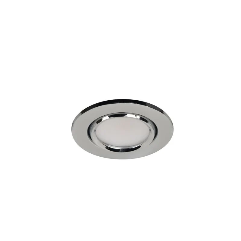 GoodHome Burnell indbygningsspot 450 lm IP65 2700 K krom