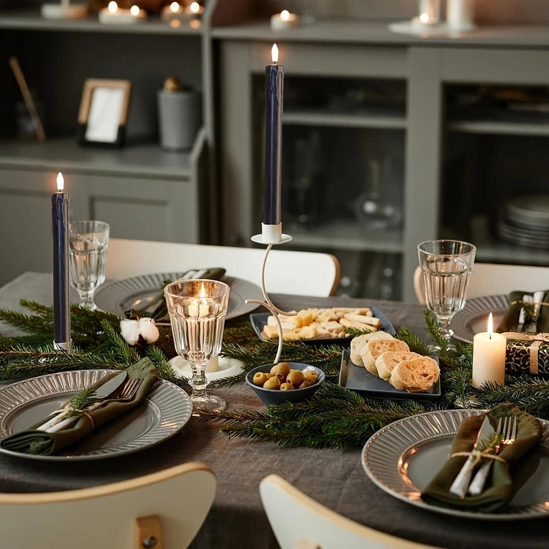 LED Taper Candles Set | Remote Control Flameless Lighting