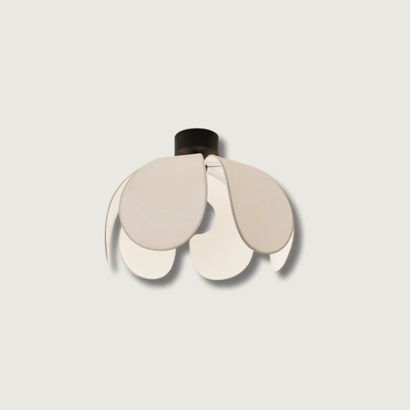 Modern Floral Ceiling Light | White Petal Design Diameter