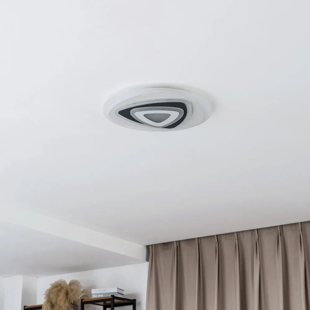 Modern LED Ceiling Light | Adjustable Color Temperature Remote Control