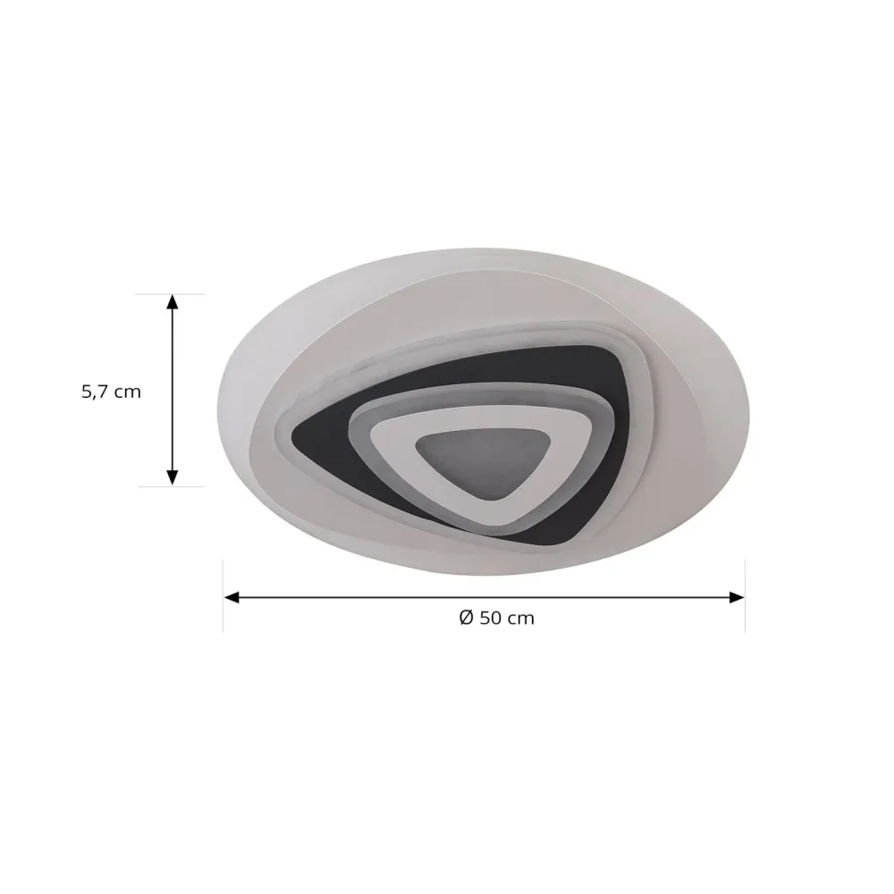 Modern LED Ceiling Light | Adjustable Color Temperature Remote Control