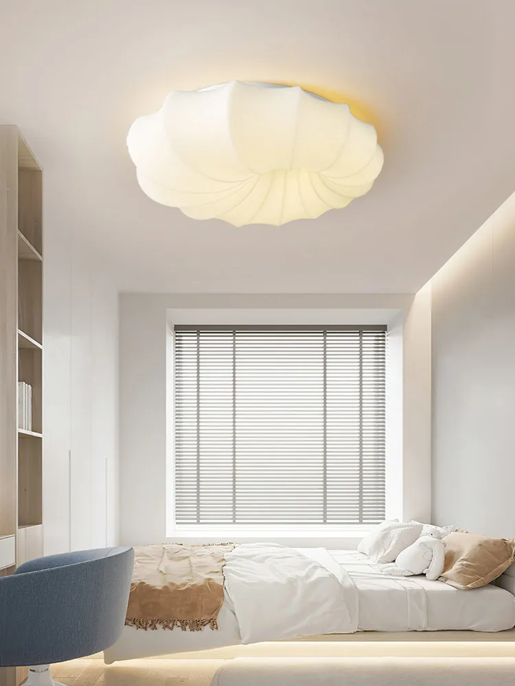 Modern Shell Ceiling Light | Sculpted Wave Design
