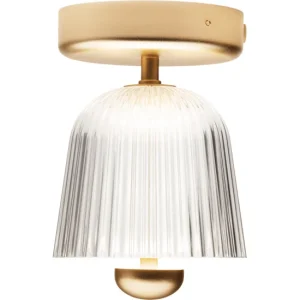 ASTEEA LOFTSLAMPE SATIN MESSING/OPAL