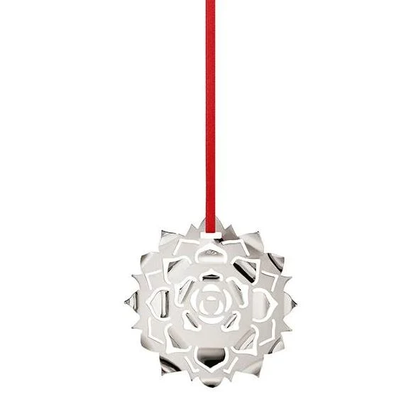 Georg Jensen Juleornament 2020 Rosette, Palladium