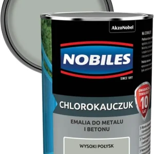 Nobiles chlorokauczuk-emalje til metal og beton vivid ask 0,9 l