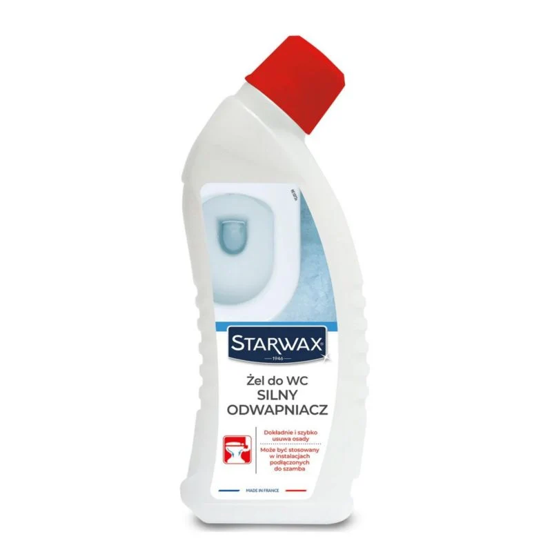 Stærk gel-afkalker til toilet Starwax 750 ml