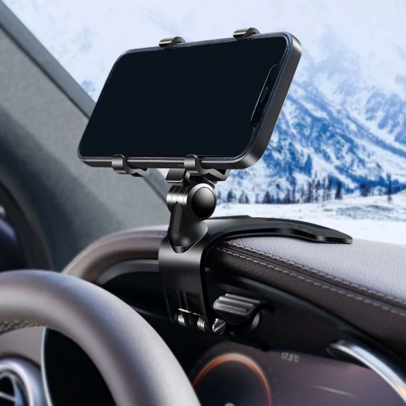 360º instrumentbrætsmonteret telefonholder til bilen