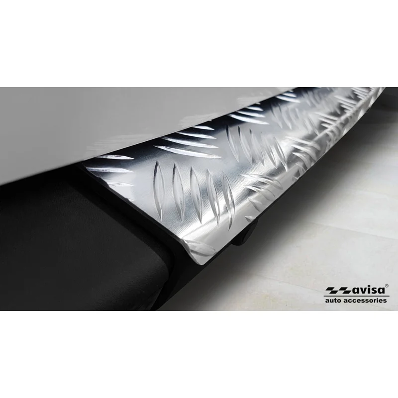 Avisa, Aluminium Bagagerumsbeskytter - Rifflet Plade - Til Mercedes Sprinter III 2018-