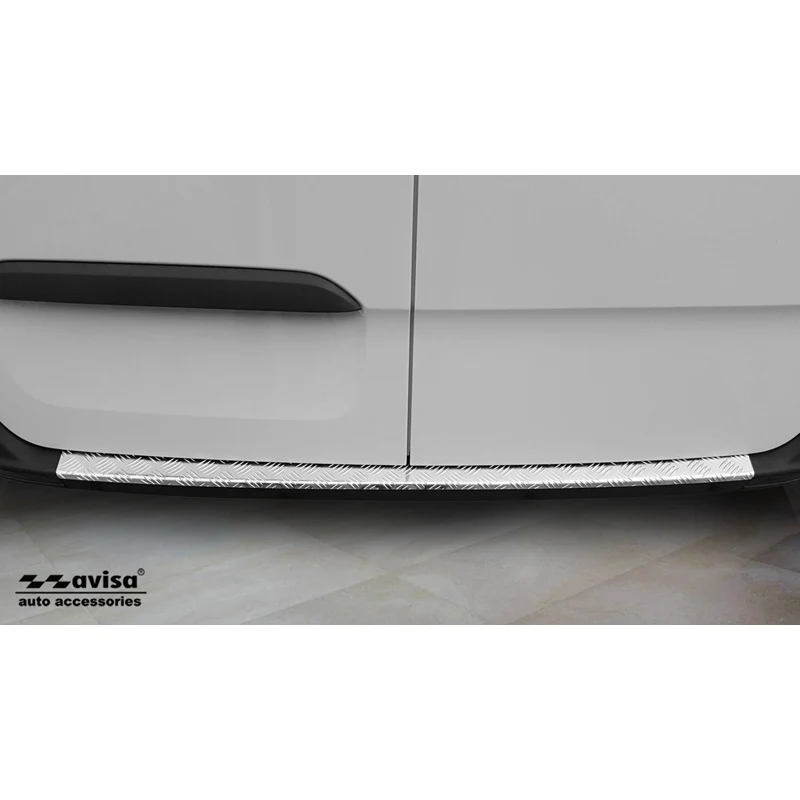 Avisa, Aluminium Bagagerumsbeskytter - Rifflet Plade - Til Mercedes Sprinter III 2018-