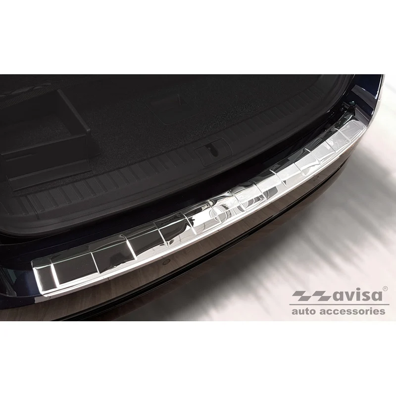 Avisa, Bagkofangerbeskytter, blankpoleret, Rustfritstål, passer til Skoda Octavia IV Kombi 2020-2024 & FL 2024- (incl. RS,...