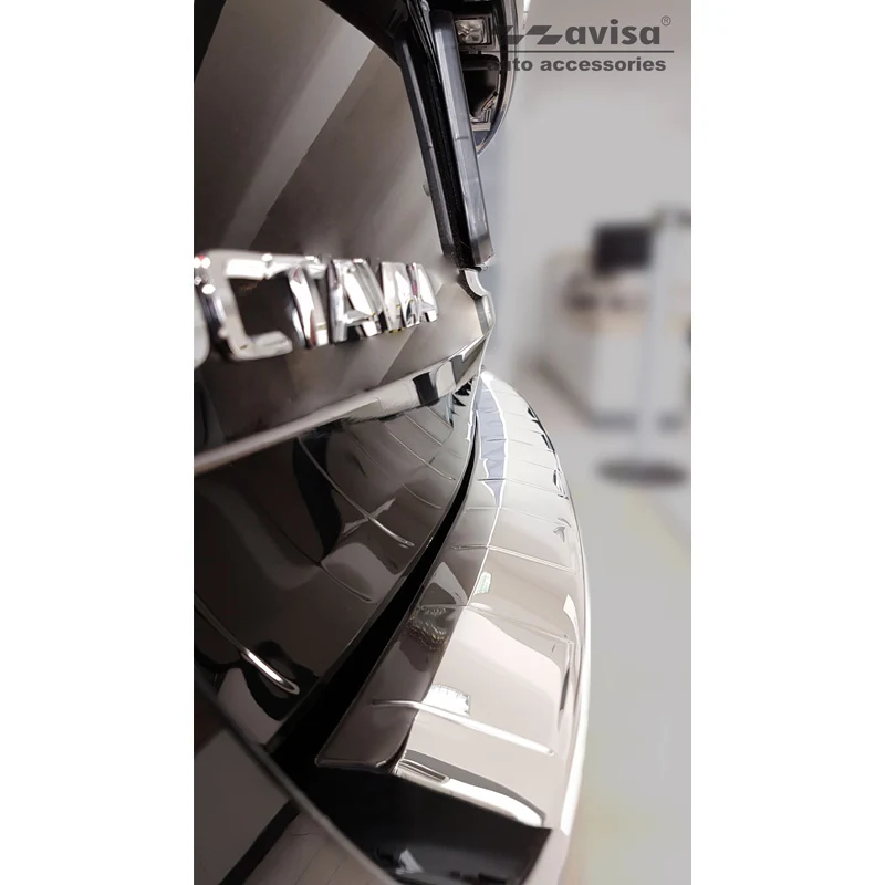 Avisa, Bagkofangerbeskytter, blankpoleret, Rustfritstål, passer til Skoda Octavia IV Kombi 2020-2024 & FL 2024- (incl. RS,...