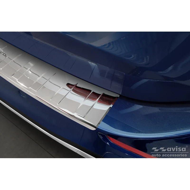 Avisa, Bagkofangerbeskytter, blankpoleret, Rustfritstål, passer til Mercedes C-Class AMG Estate (S206) 2021- 'Ribs'