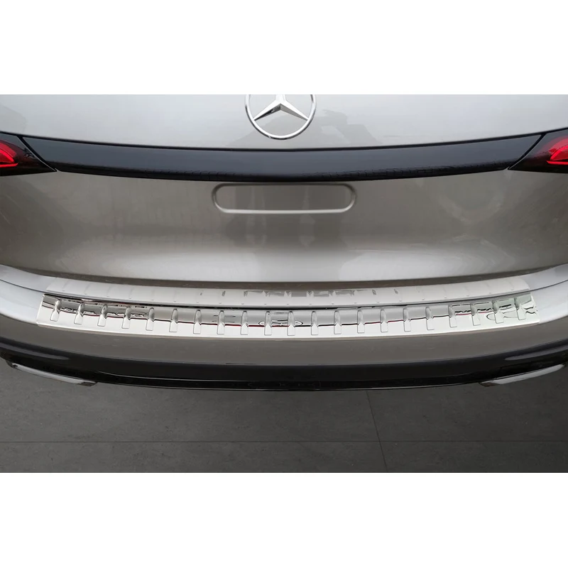 Avisa, Bagkofangerbeskytter, blankpoleret, Rustfritstål, passer til Mercedes GLC II (X254) 2022- 'Ribs'