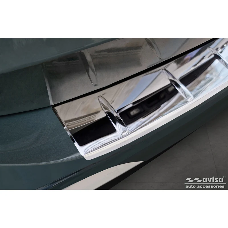 Avisa, Bagkofangerbeskytter, blankpoleret, Rustfritstål, passer til Volkswagen Tiguan (CT1) 2024- 'Ribs'
