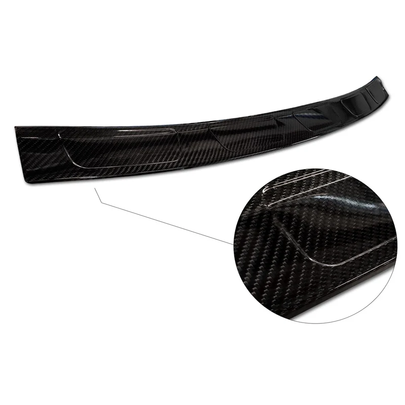 Avisa, Bagkofangerbeskytter, 3D ægte carbon, passer til Ford Edge II Facelift 2018- incl. ST-Line & Vignale 'Ribs'