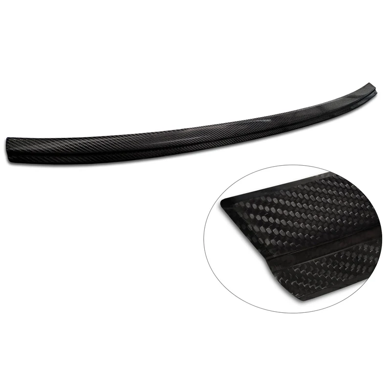 Avisa, Bagkofangerbeskytter, 3D ægte carbon, passer til Porsche Cayenne III 2017- 'Ribs'