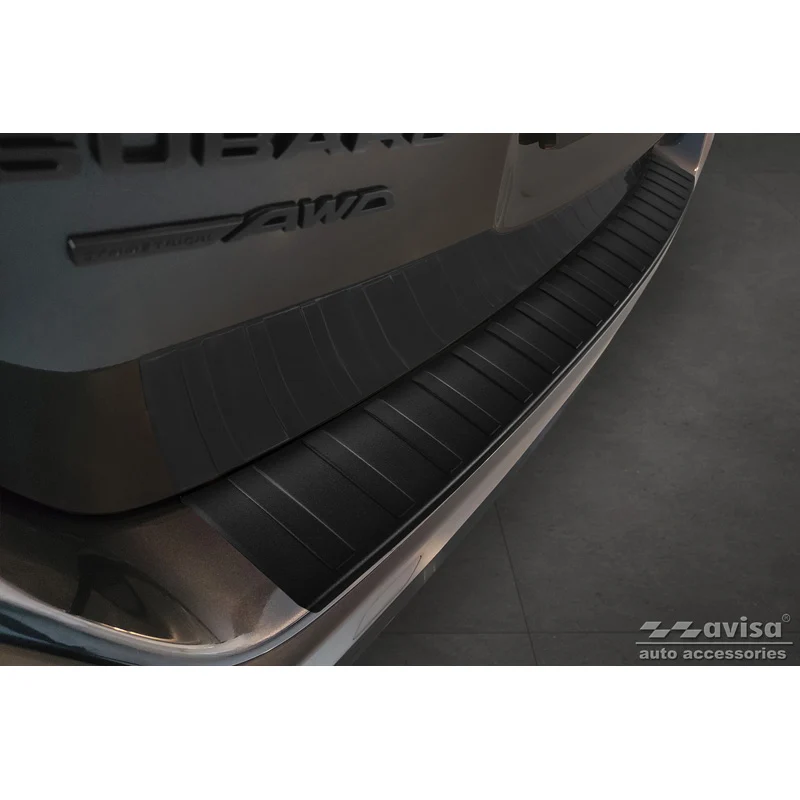 Avisa, Bagkofangerbeskytter, Mat Sort, Rustfritstål, passer til Subaru Outback (BT) 2020- 'Ribs'