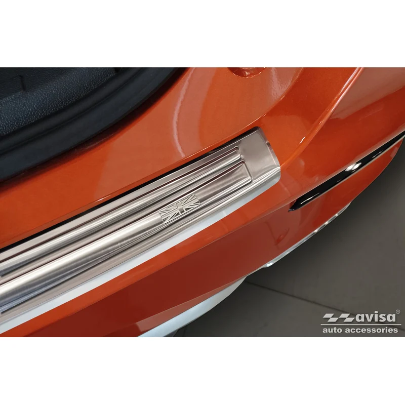 Avisa, Bagkofangerbeskytter, Rustfritstål, passer til MG ZS FL 2019- 'British Flag'